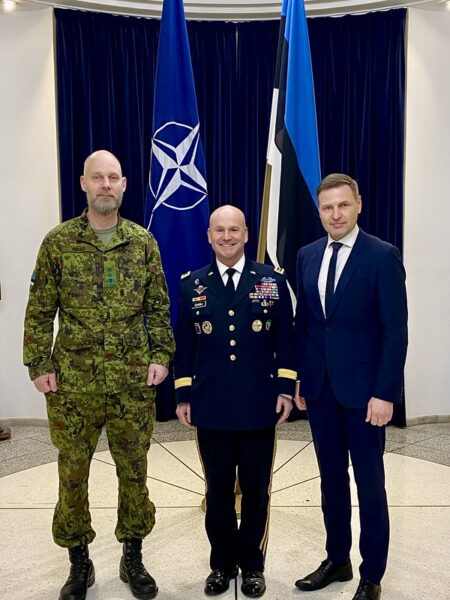 Kaitseminister ja kaitseväe juhataja kohtusid NATO Euroopa vägede ülemjuhatajaga