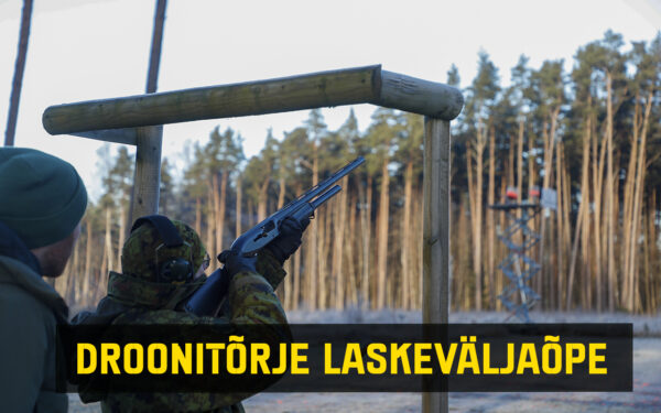 Kaitseliidu valvurite droonitõrje laskeväljaõpe