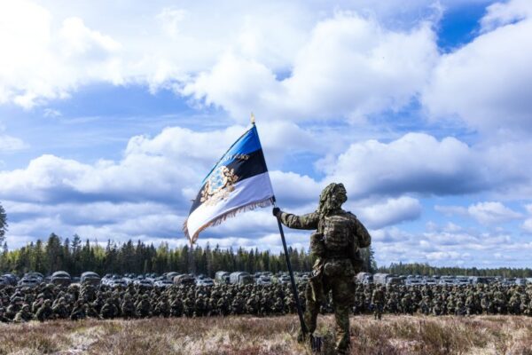 Kalevi jalaväepataljoni õppuse Siil osalenute lõpurivistus Kaitseväe keskpolügoonil