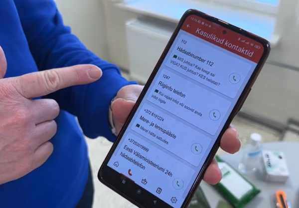 Telefoniekraan rakendusest Ole valmis!