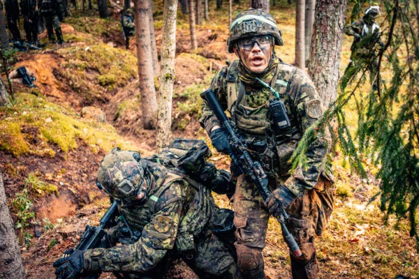 Kaitseväe Akadeemia kadetikompanii 21. mail õppusel Kevadtorm 2026.