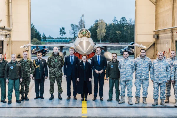 NATO peasekretär Mark Rutte külastas Ämari lennubaasi.