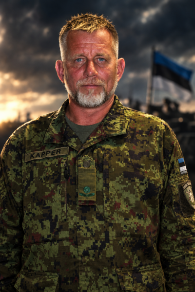 Saaremaa maleva Hiiumaa maakaitsekompanii ülem major Tanel Kapper